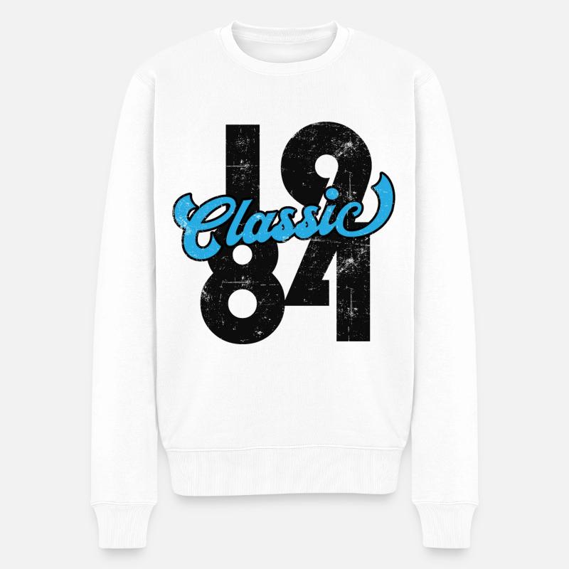 Millésime 1984 - Pull Premium bio Homme - blanc