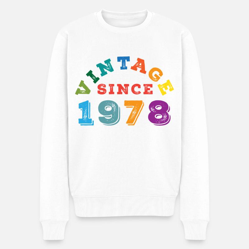 Millésime 1978 - Pull Premium bio Homme - blanc