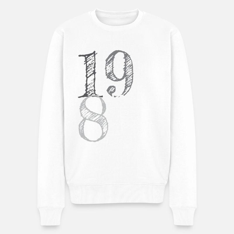 Millésime 1987 - Pull Premium bio Homme - blanc