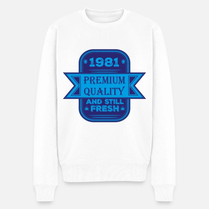 Millésime 1981 - Pull Premium bio Homme - blanc