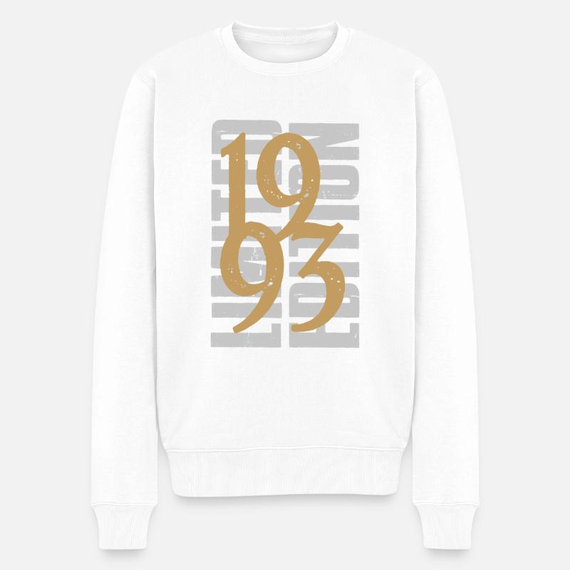 1993 31e anniversaire - Pull Premium bio Homme - blanc