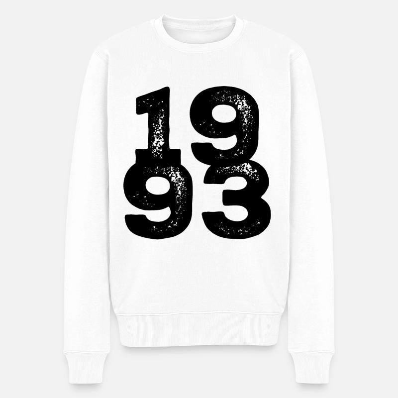 1993 31e anniversaire - Pull Premium bio Homme - blanc