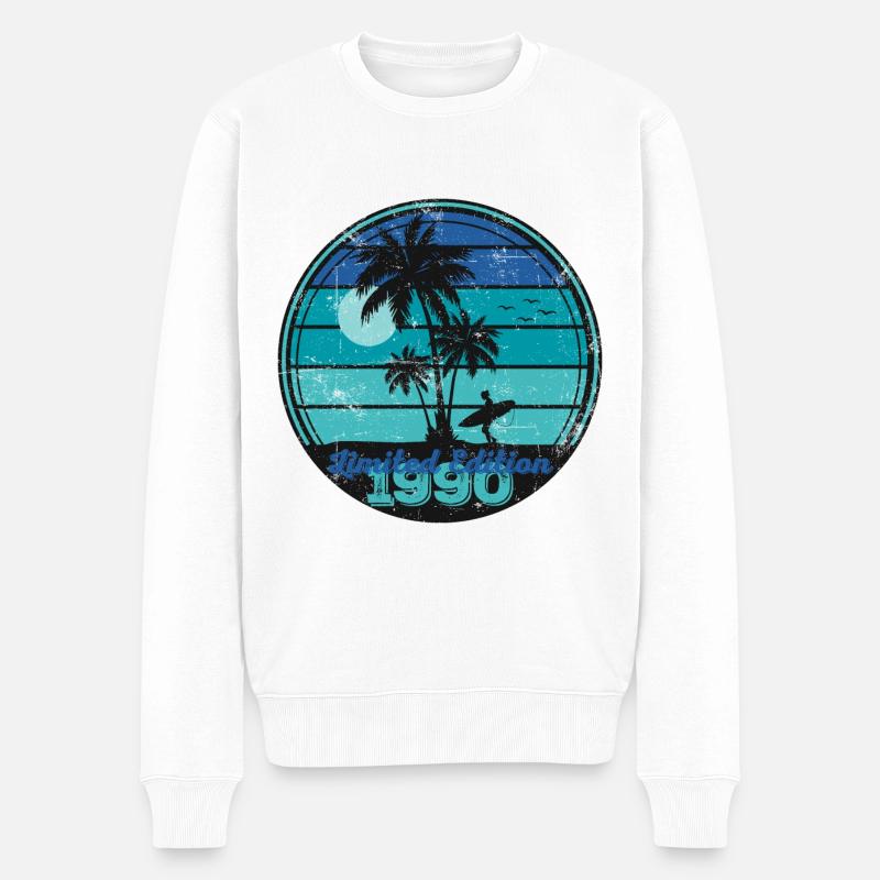Millésime 1990 - Pull Premium bio Homme - blanc