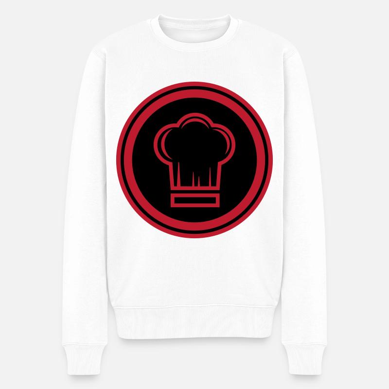 Chef chapeau de chef - Pull Premium bio Homme - blanc