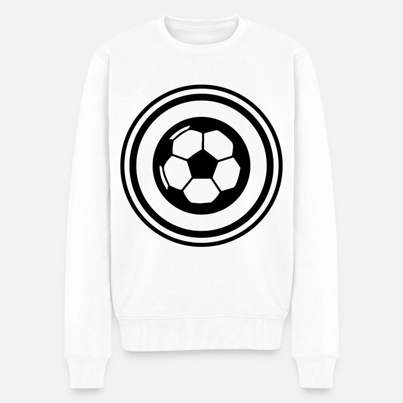 Symbole du football - Pull Premium bio Homme - blanc