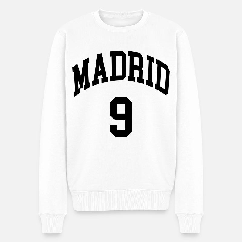 Madrid 9 - Pull Premium bio Homme - blanc
