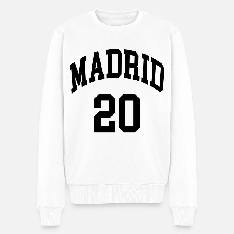 Madrid 20 - Pull Premium bio Homme - blanc