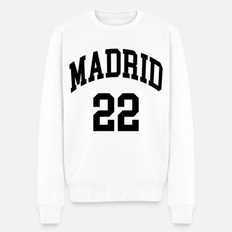 Madrid 22 - Pull Premium bio Homme - blanc
