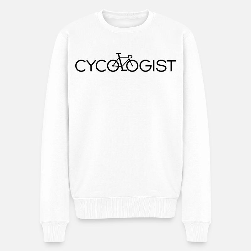 Cycologue - Pull Premium bio Homme - blanc
