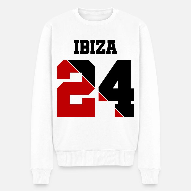 Ibiza 24 - Pull Premium bio Homme - blanc