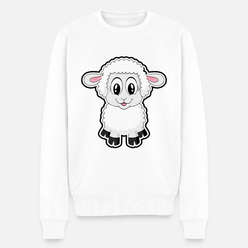 Brebis douce - Pull Premium bio Homme - blanc