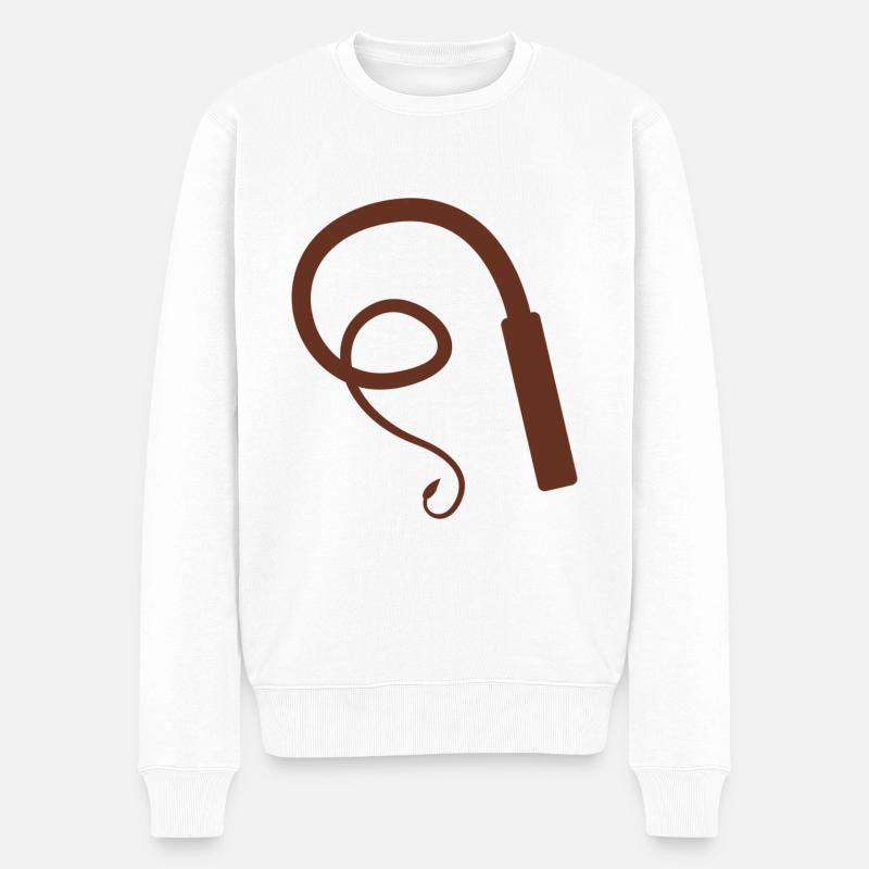 Fouet - Pull Premium bio Homme - blanc