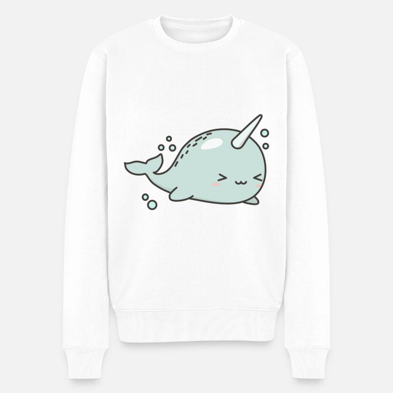 Narval - Pull Premium bio Homme - blanc