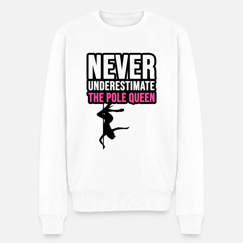Pole Dance - Pull Premium bio Homme - blanc