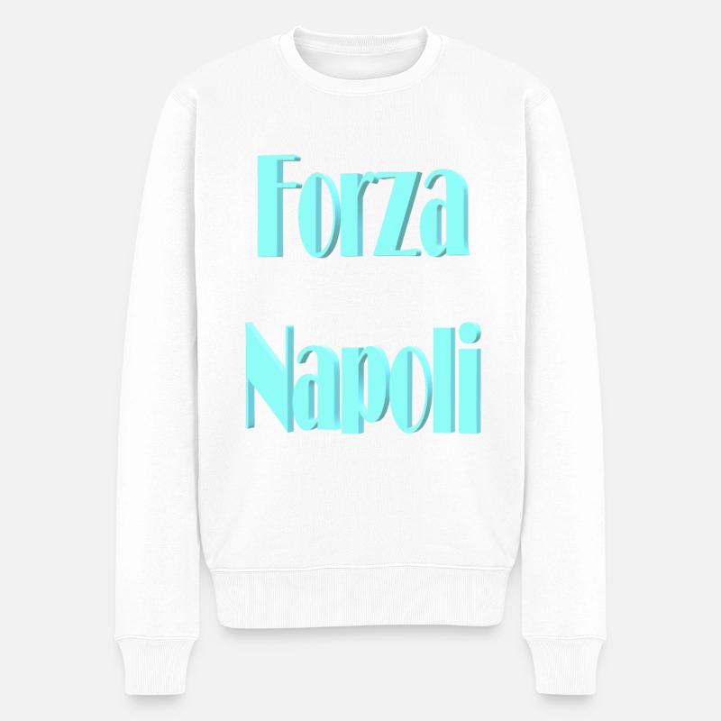 Napoli per sempre - Pull Premium bio Homme - blanc