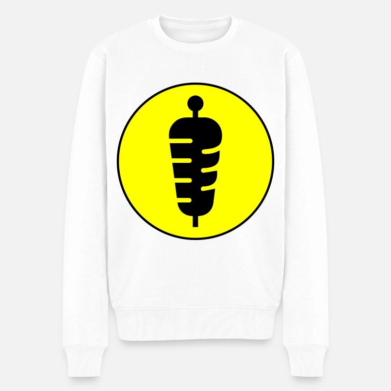 Icône sandwich - Pull Premium bio Homme - blanc