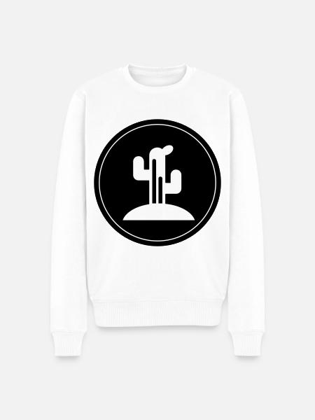 Cactus plant - Men's Premium Organic Jumper - white