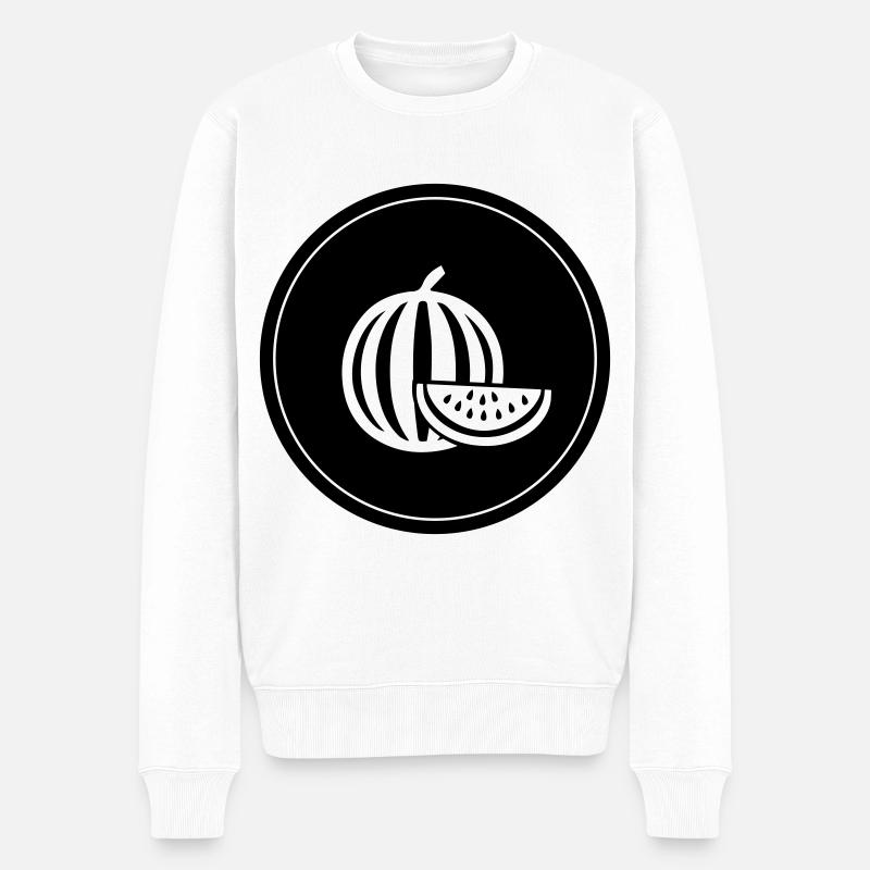 Fruit du melon - Pull Premium bio Homme - blanc