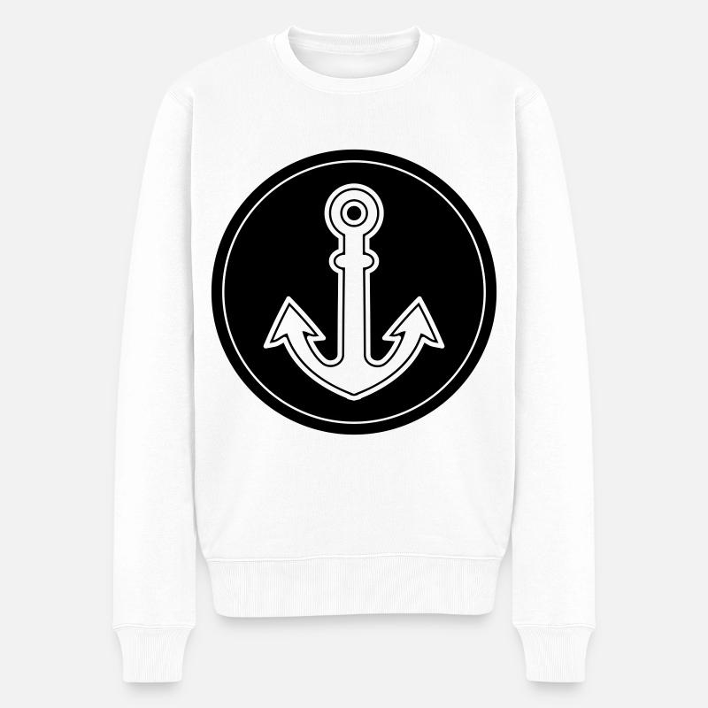 Forme d’ancrage - Pull Premium bio Homme - blanc