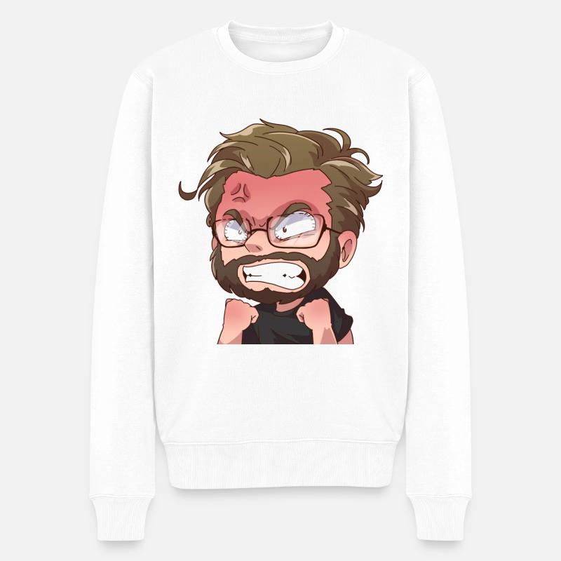 Manny en colère - Pull Premium bio Homme - blanc
