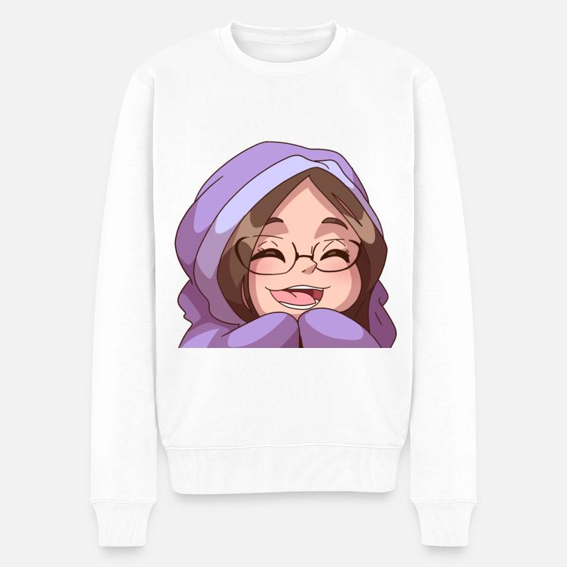 Cosy Lynn - Männer Premium Bio Pullover - Weiß