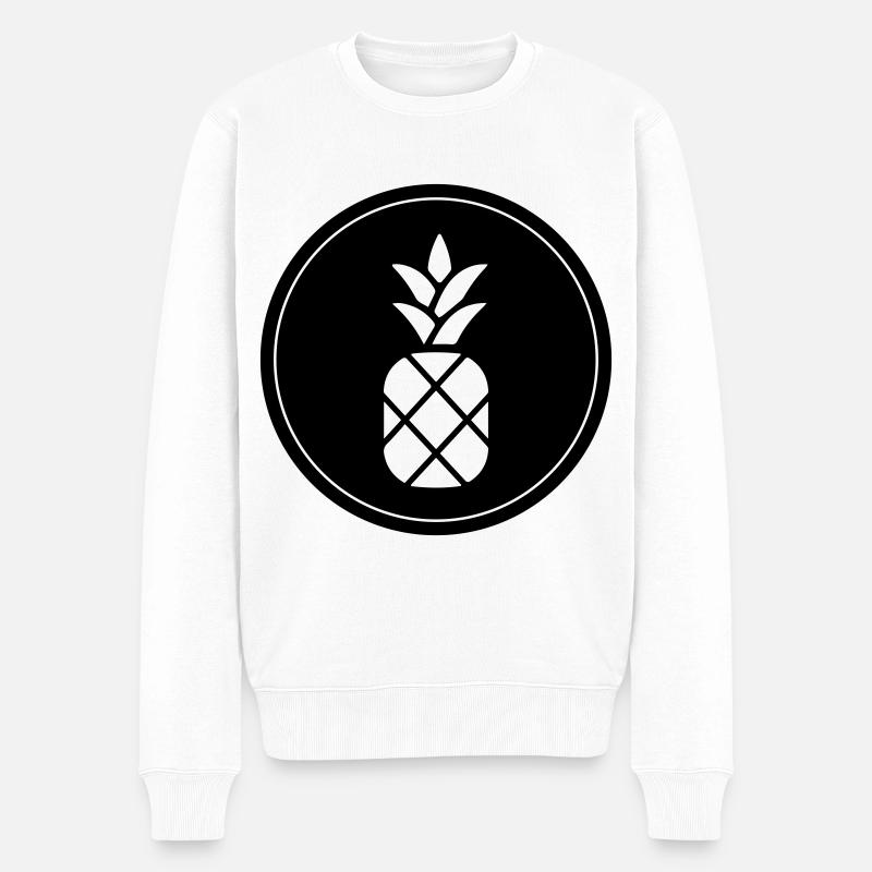 Ananas - Pull Premium bio Homme - blanc
