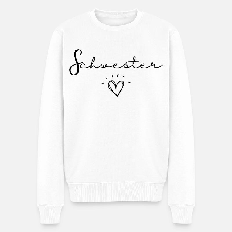 Schwester - Pull Premium bio Homme - blanc