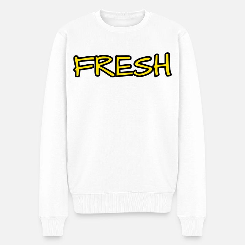 FRAIS - Pull Premium bio Homme - blanc