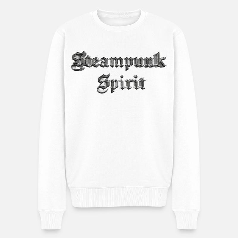 Steampunk - Pull Premium bio Homme - blanc