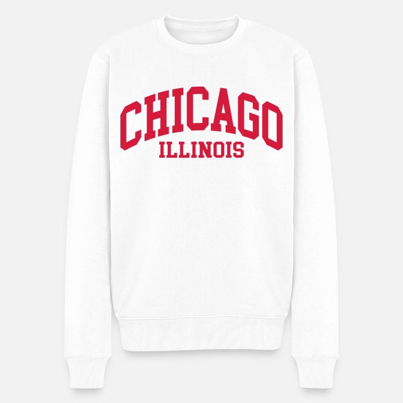 Chicago - Pull Premium bio Homme - blanc