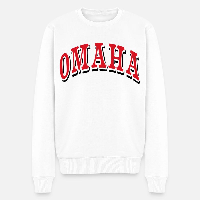 Omaha - Pull Premium bio Homme - blanc