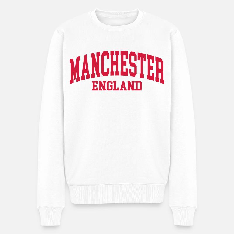 Manchester - Pull Premium bio Homme - blanc