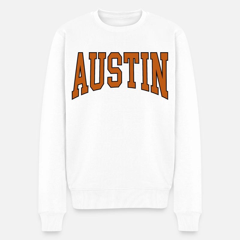Austin - Pull Premium bio Homme - blanc