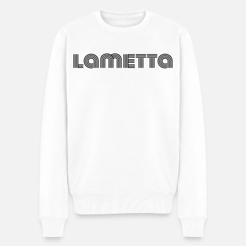 Lametta - Männer Premium Bio Pullover - Weiß