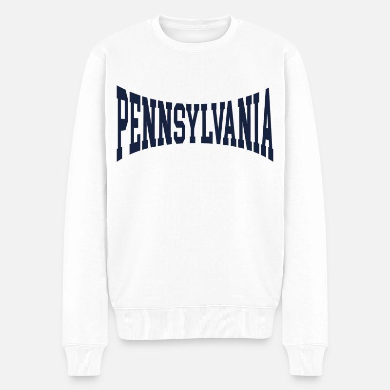 Pennsylvanie - Pull Premium bio Homme - blanc
