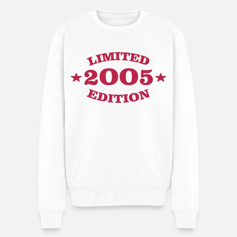 Édition Limitée 2005 18e anniversaire - Pull Premium bio Homme - blanc