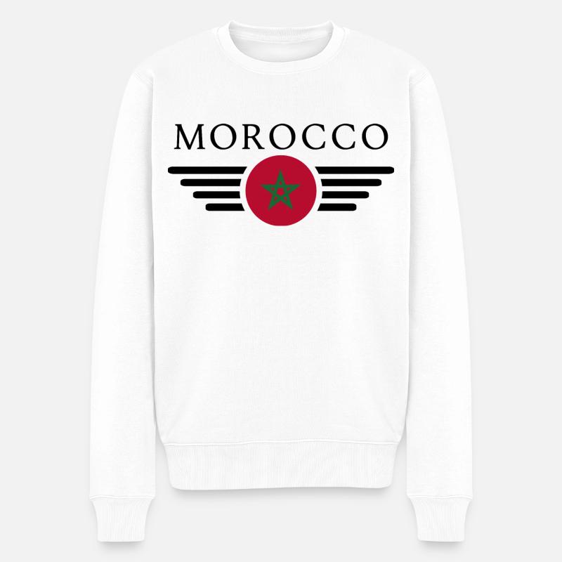 J’aime le Maroc - Pull Premium bio Homme - blanc