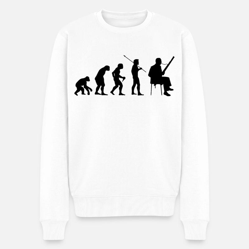Basson - Pull Premium bio Homme - blanc