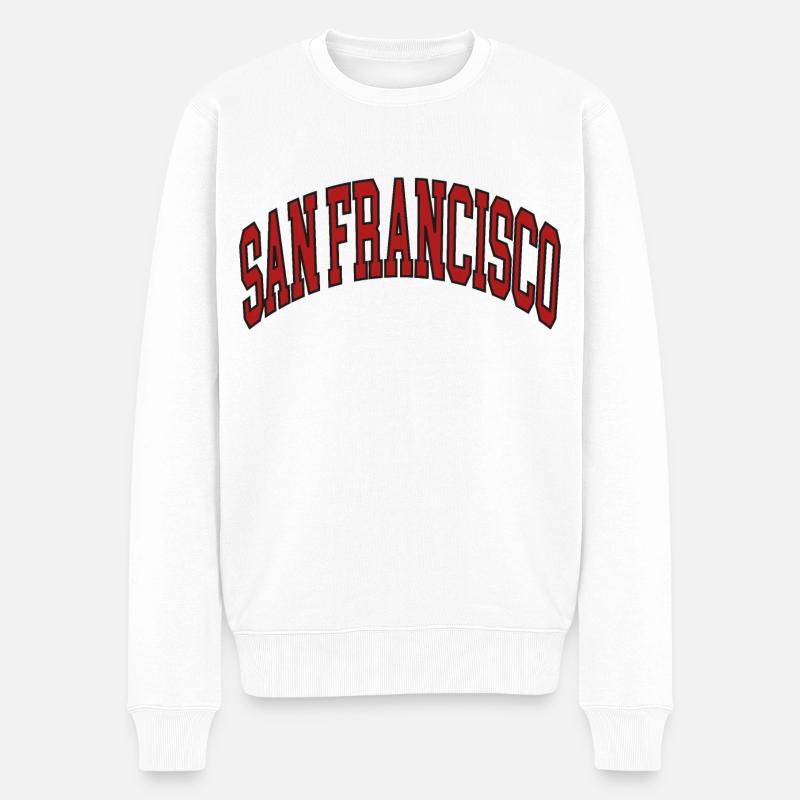 San Francisco - Pull Premium bio Homme - blanc