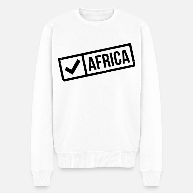 Afrique - Pull Premium bio Homme - blanc