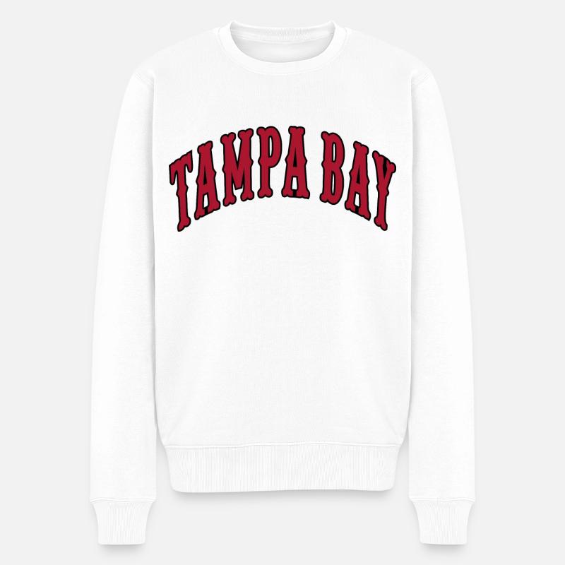 Tampa Bay - Männer Premium Bio Pullover - Weiß
