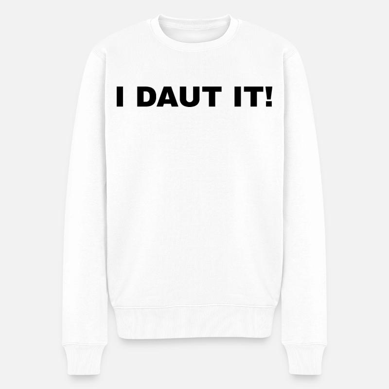 JE L’OSE ! - Pull Premium bio Homme - blanc