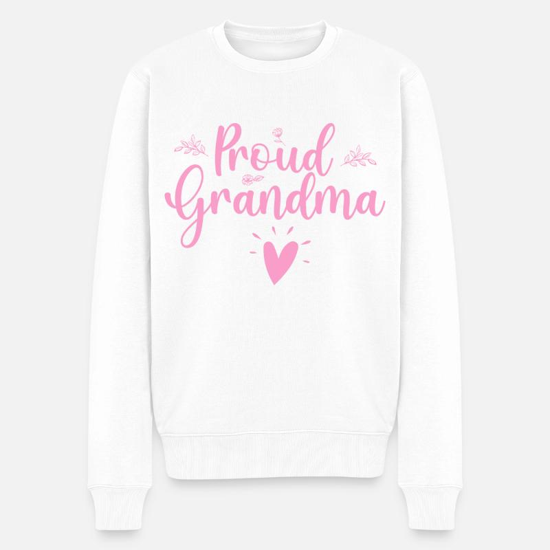 Fière grand-mère. - Pull Premium bio Homme - blanc