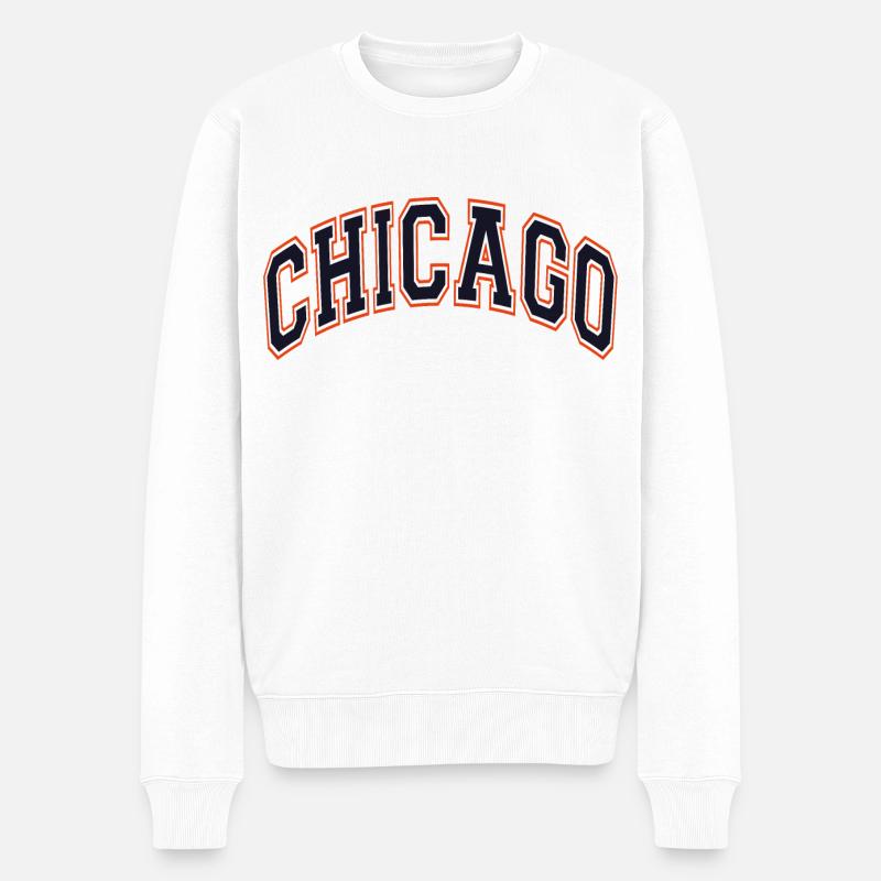 Chicago - Pull Premium bio Homme - blanc