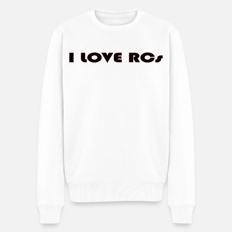 J’adore Rcs - Pull Premium bio Homme - blanc