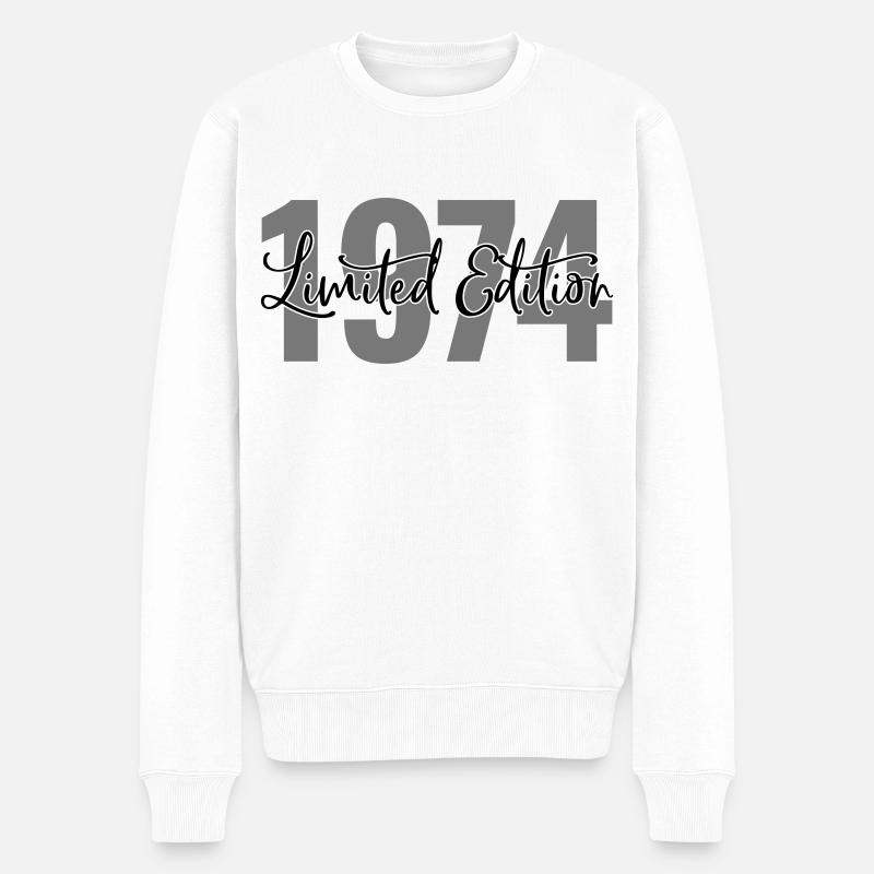 Édition limitée 1974 - Pull Premium bio Homme - blanc