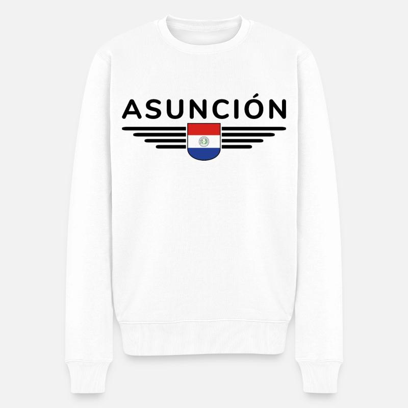 Asunción Souvenir T-Shirt - Pull Premium bio Homme - blanc