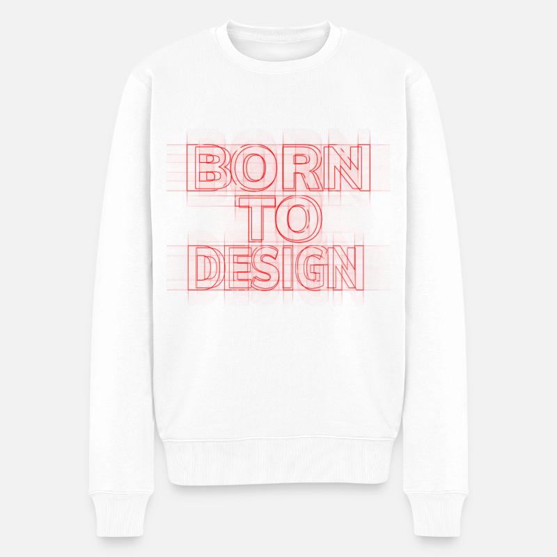 IDÉE CADEAU D’ARCHITECTE - Pull Premium bio Homme - blanc