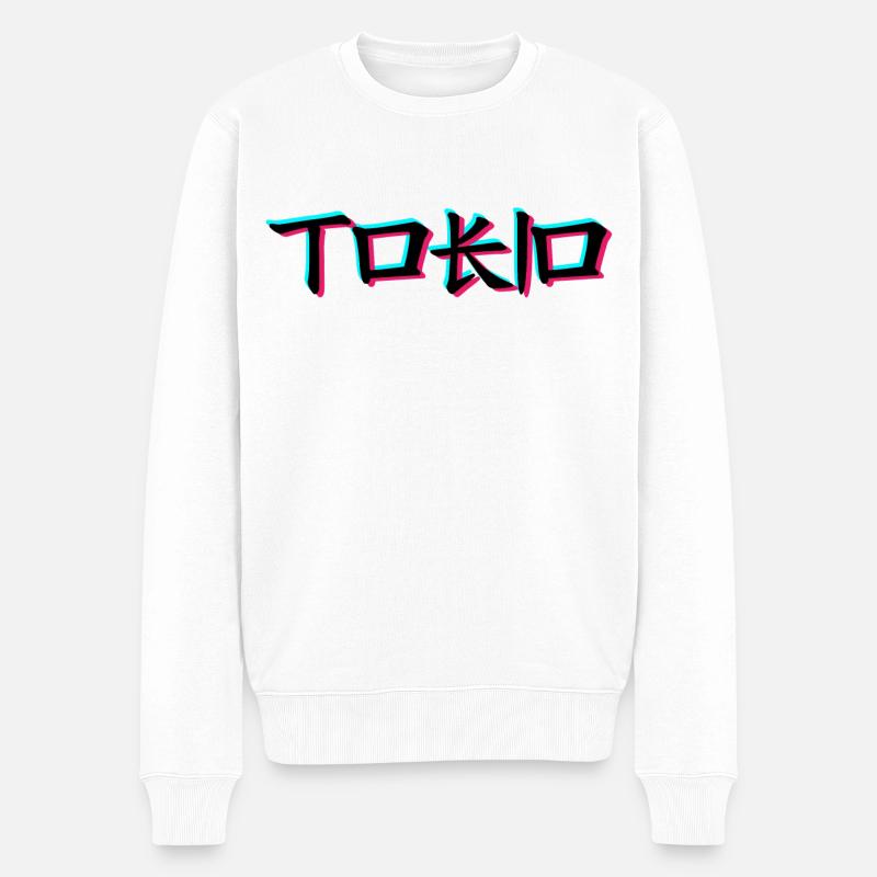 Tokyo - Pull Premium bio Homme - blanc
