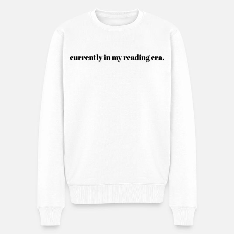 Reading Era – BookTok Design - Männer Premium Bio Pullover - Weiß